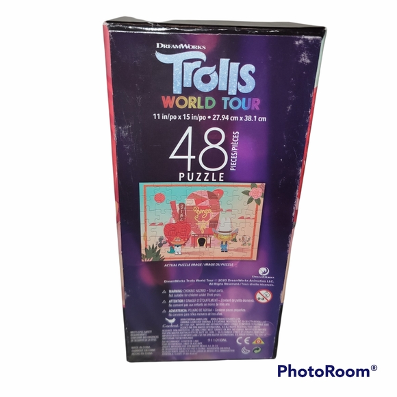 Trolls World Tour 48 Piece Puzzle 11" x 15"  Delta Dawn Hickory CARDINAL NEW - Picture 3 of 4